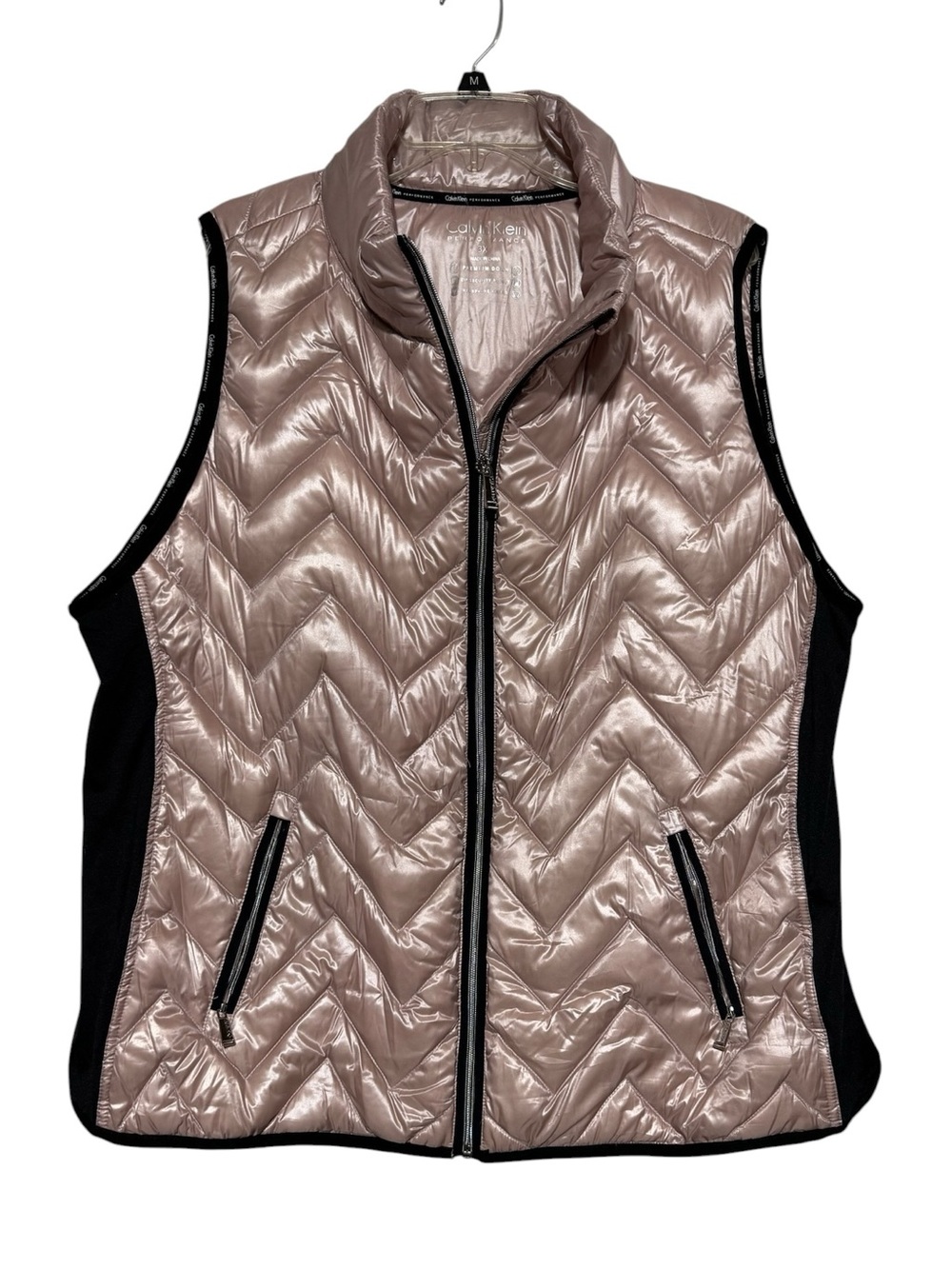 Calvin Klein Performance Down Quilted Puffer Vest Women Plus Size 3X Winter
